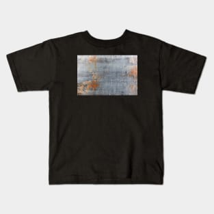 Scratched metal texture Kids T-Shirt